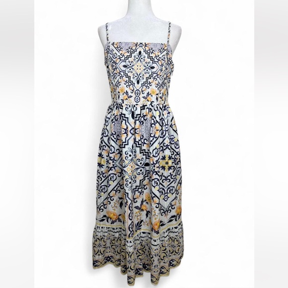 Anthropologie Let Me Be Boho midi dress - Picture 2 of 8
